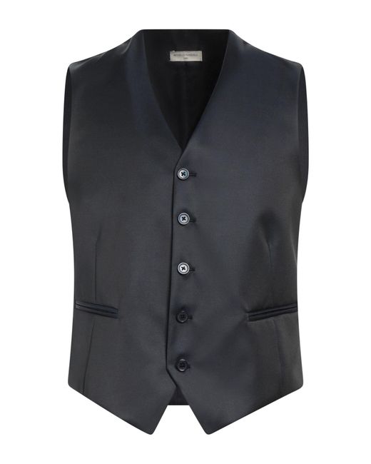 Angelo Nardelli Black Waistcoat for men