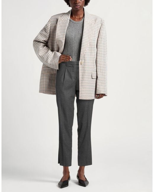 Boglioli Gray Pants Virgin Wool