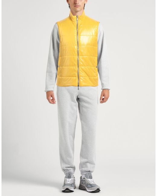 Chompa sin mangas Eleventy de hombre de color Yellow