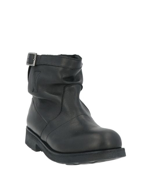 Bikkembergs Black Ankle Boots Calfskin