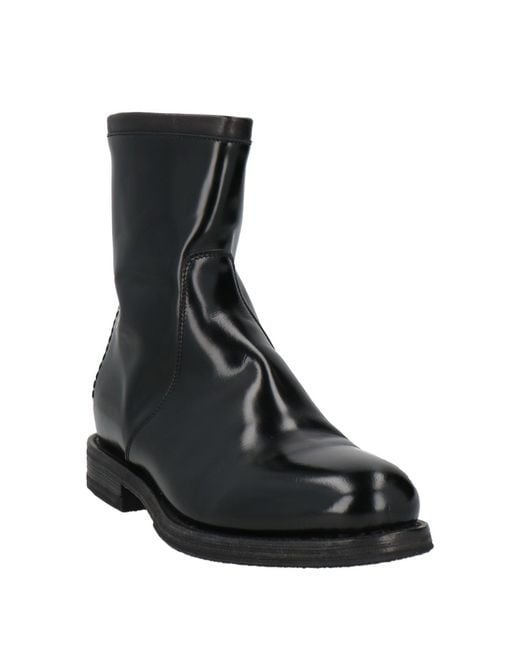 Pantanetti Black Ankle Boots Leather