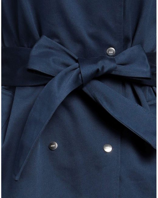 Add Blue Overcoat & Trench Coat