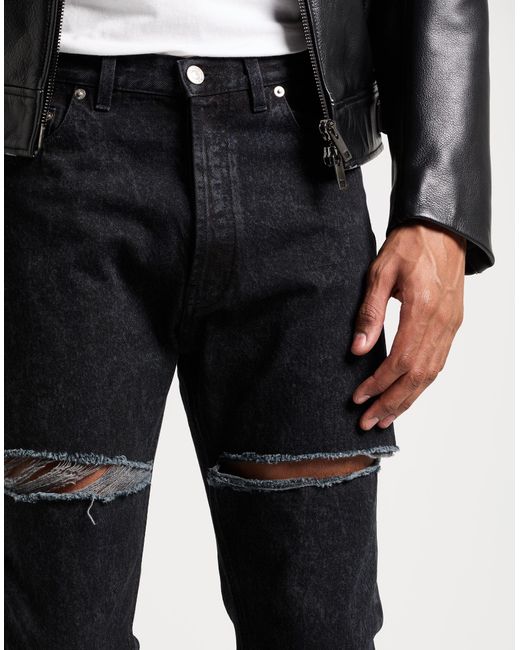 Marni Blue Jeans Cotton, Cow Leather for men