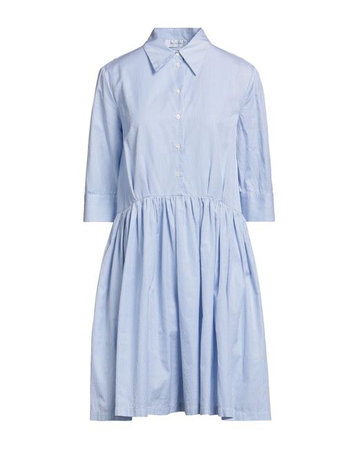 Aglini Blue Mini Dress