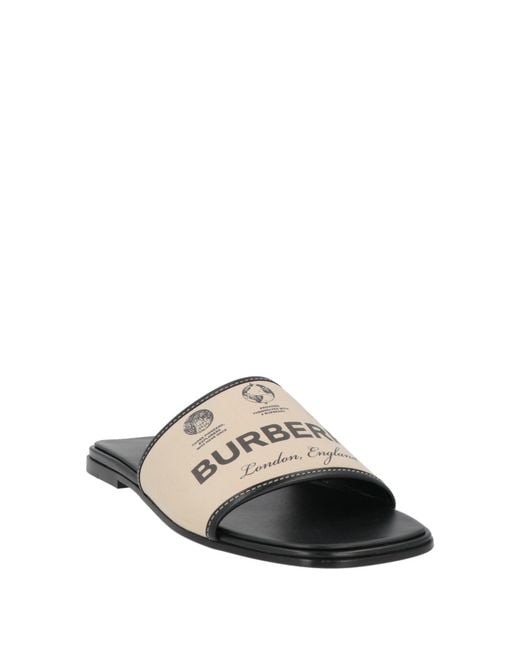 Burberry White Sandals