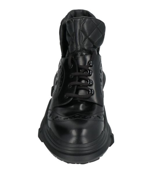Dolce & Gabbana Black Sneakers Calfskin, Lambskin for men