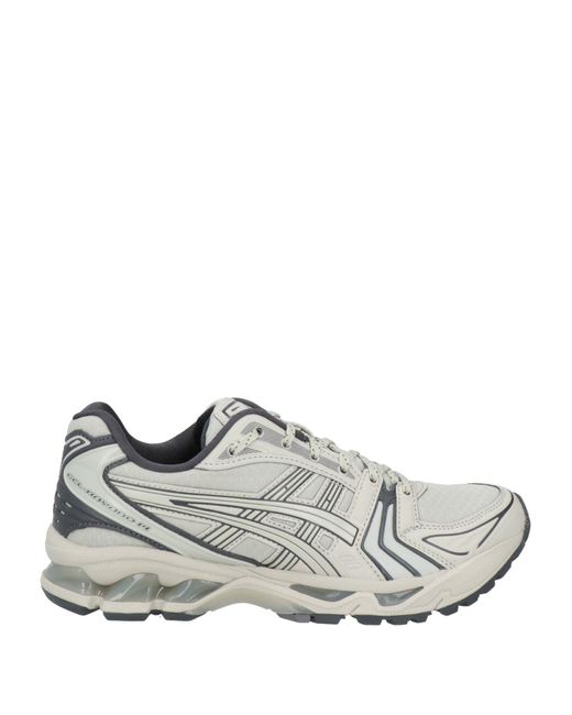 Asics Gray Sneakers Textile Fibers
