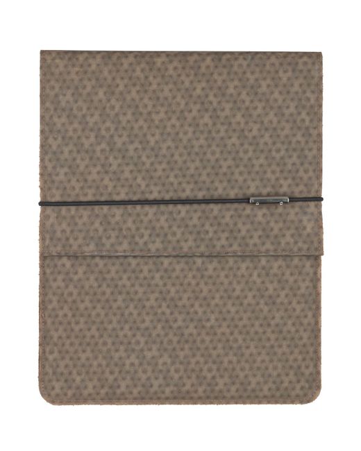 MM6 by Maison Margiela Gray Taupe Pouch Polyurethane for men