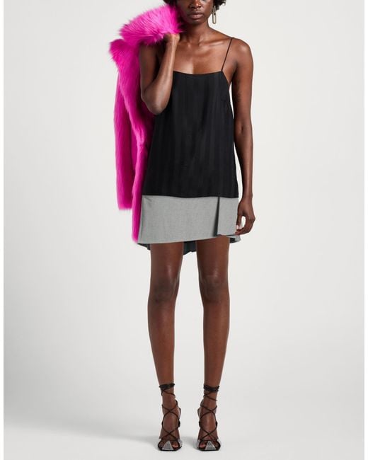 Staud Gray Mini Skirt