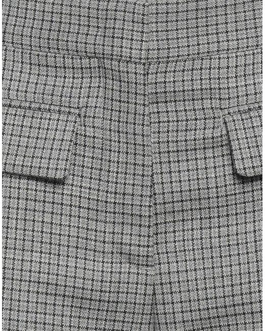MSGM Gray Pants Wool