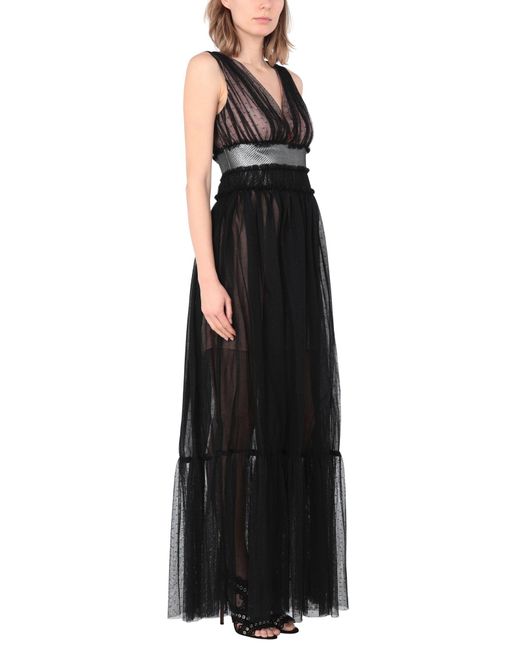 True Decadence Tulle Long Dress in Black - Lyst