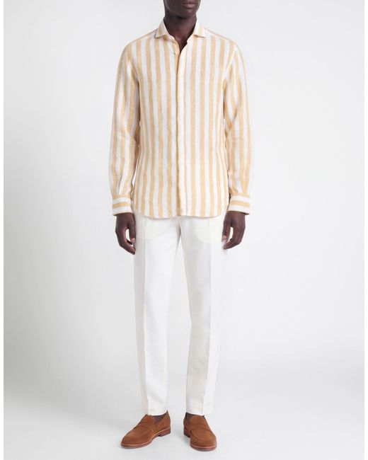 Windsor. Natural Shirt Linen for men