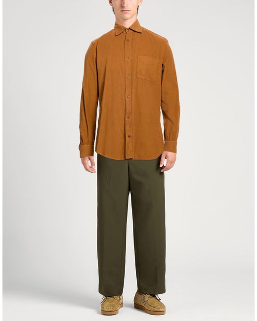 Glanshirt Brown Shirts for men
