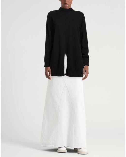 Twinset Black Turtleneck Cashmere, Wool