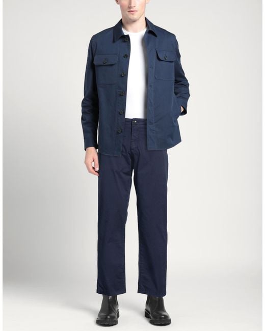Yan Simmon Blue Pants for men
