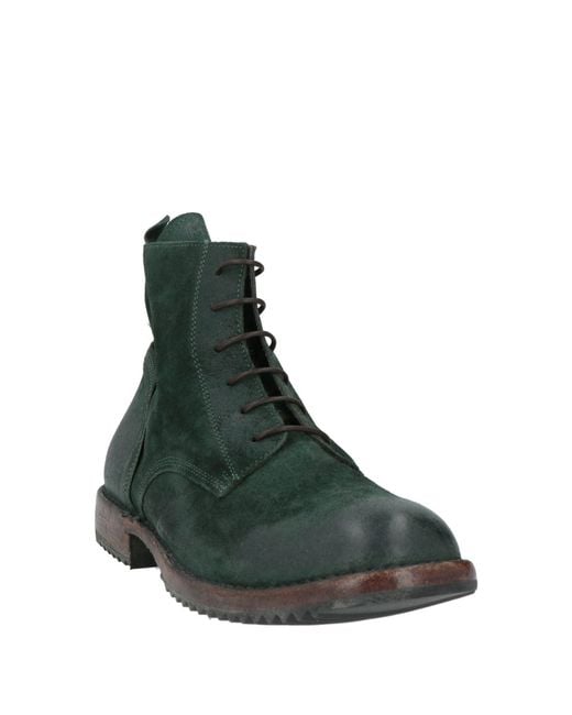 Moma Green Ankle Boots Leather for men