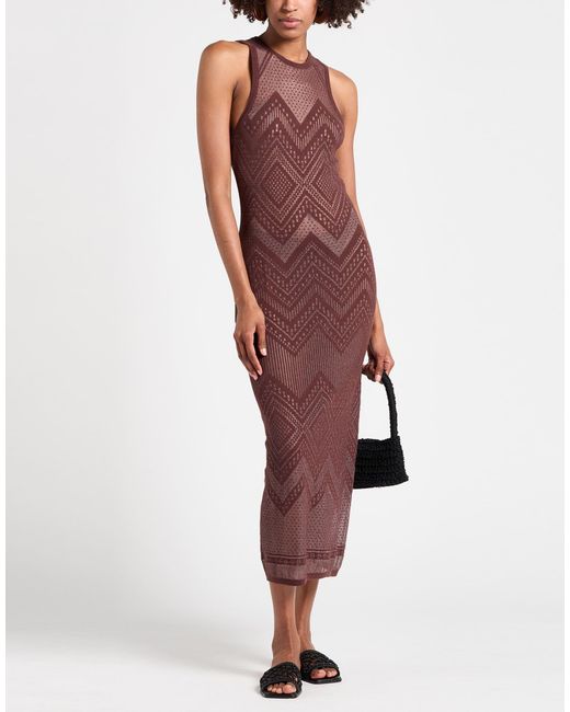 Twinset Purple Maxi Dresses