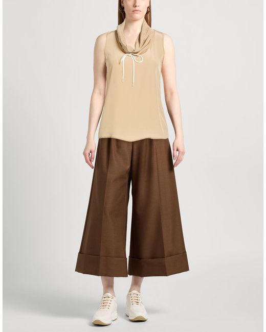 Liviana Conti Natural Sand Top Silk