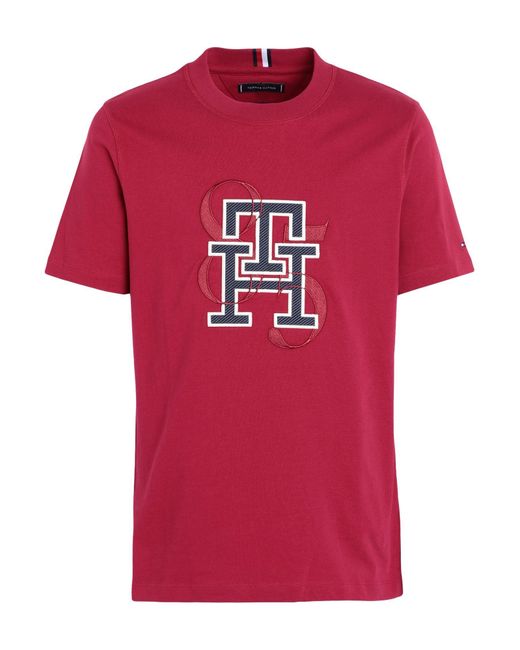 Tommy Hilfiger Red T-shirt for men