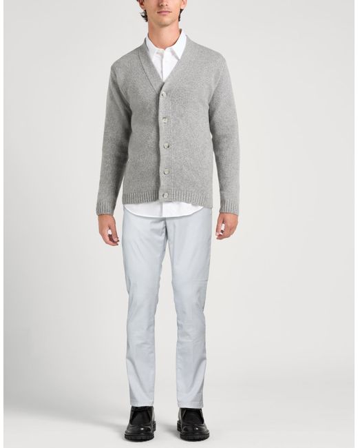 Dondup Gray Pants Cotton, Polyester, Elastane for men