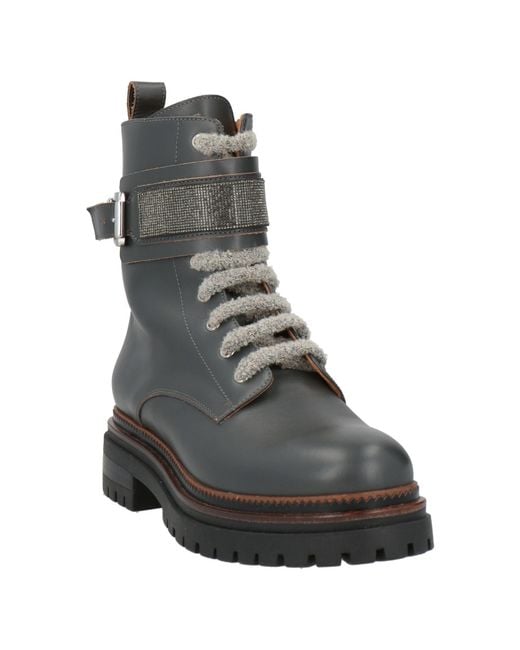Eleventy Black Ankle Boots