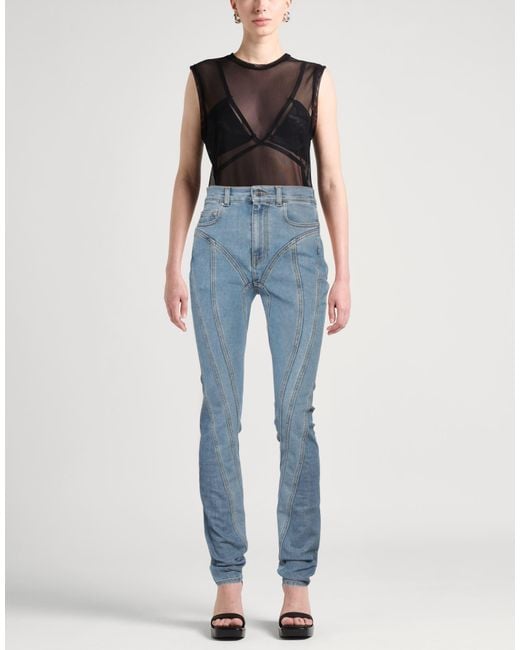 Mugler Blue Jeans