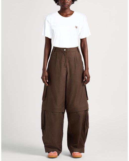 Maison Kitsuné White T-Shirt Cotton