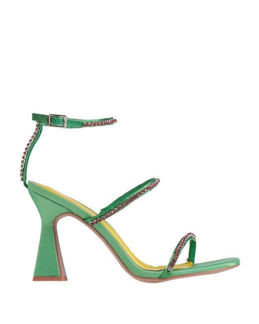 THE GOAL DIGGER Green Sandals