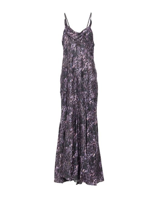 Isabel Marant Purple Maxi Dress