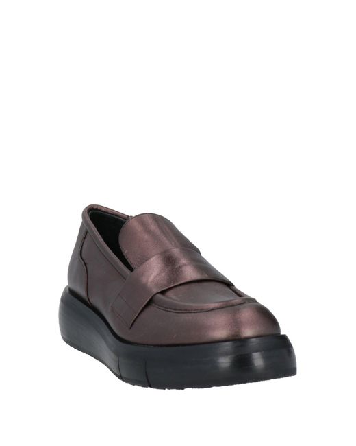 Paloma Barceló Brown Loafers Leather