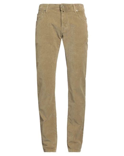 Jacob Cohen Natural Sand Pants Cotton, Elastane, Polyester for men
