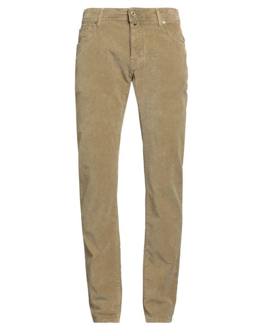 Jacob Cohen Natural Sand Pants Cotton, Elastane, Polyester for men