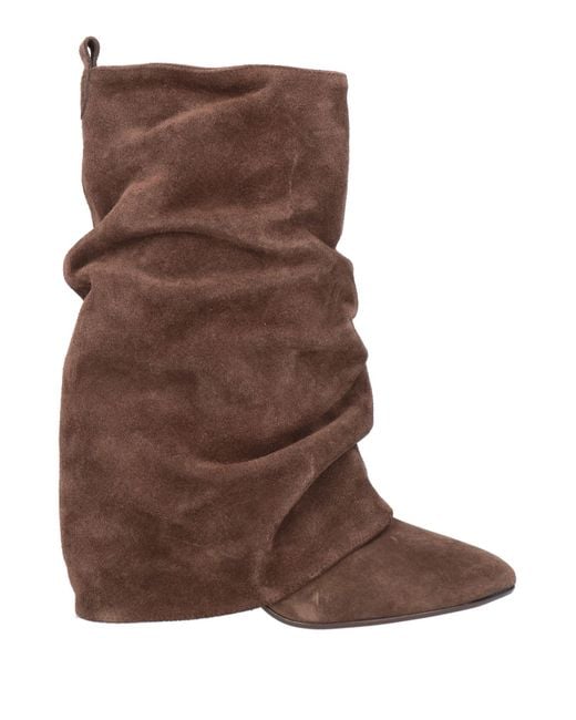 Ovyè Brown Ankle Boots