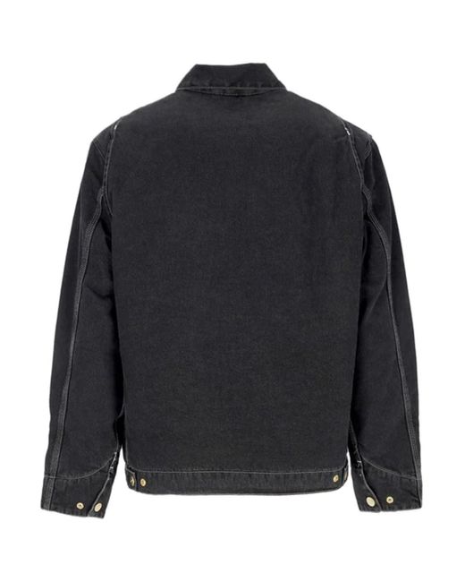 Manteau en jean Carhartt pour homme en coloris Black