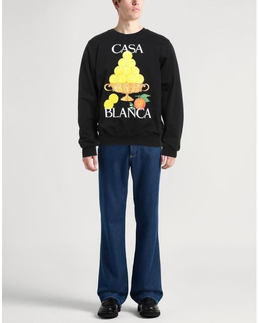 Casablanca Blue Sweatshirt Organic Cotton, Elastane for men