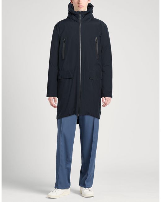 Herno Blue Midnight Puffer Polyester, Ptfe for men