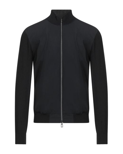 Diktat Black Jacket Tencel, Merino Wool, Silk, Polyester, Elastane for men