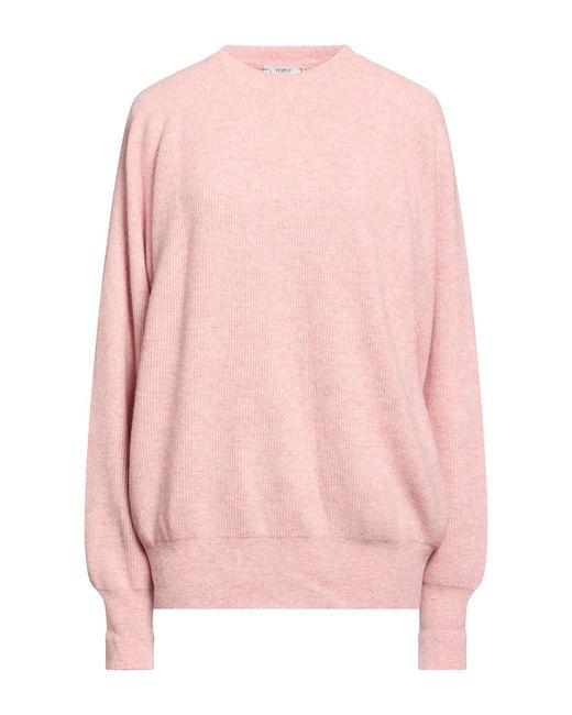 Fedeli Pink Sweater Wool