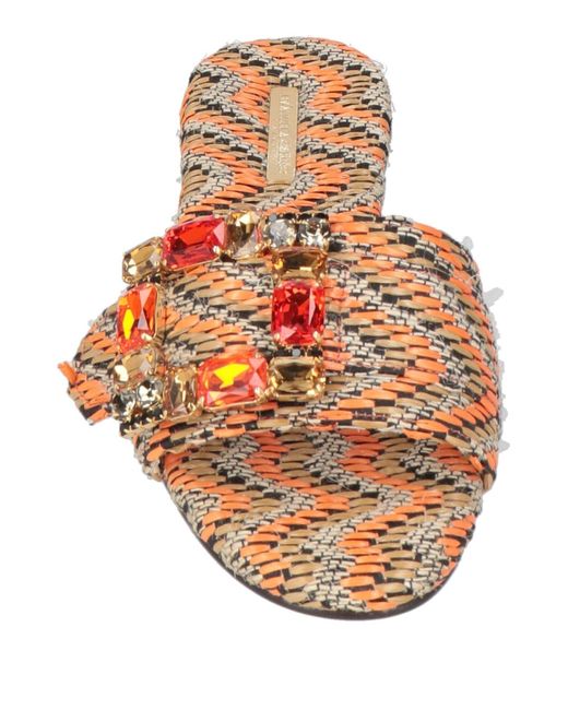 Emanuela Caruso Brown Sandals