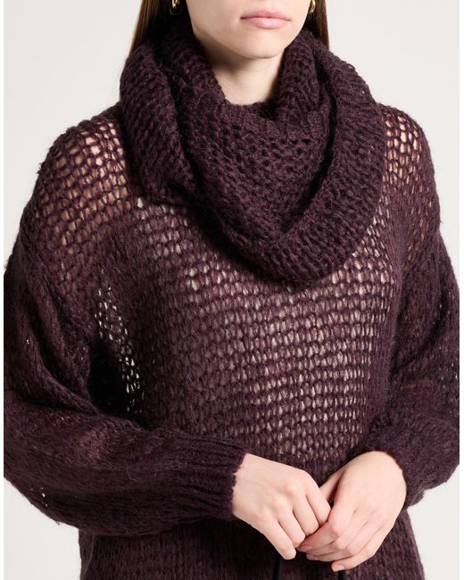 ViCOLO Purple Sweater Acrylic, Mohair Wool, Polyamide