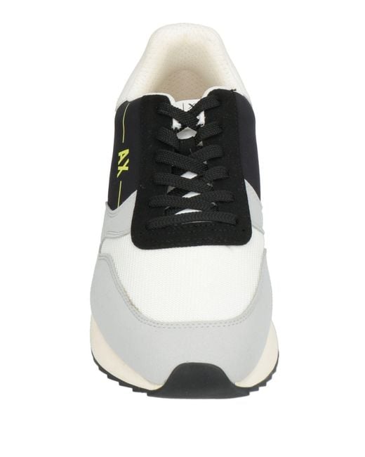 ARMANI EXCHANGE White Trainers for men