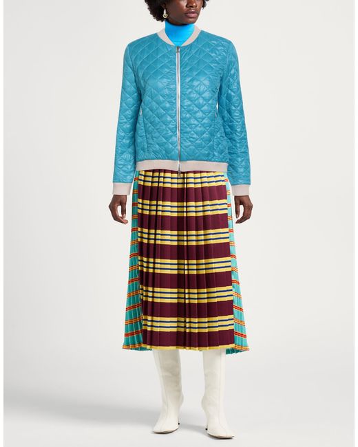 Bruno Manetti Blue Puffer Polyester