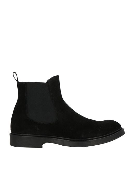 Roberto Botticelli Black Ankle Boots for men
