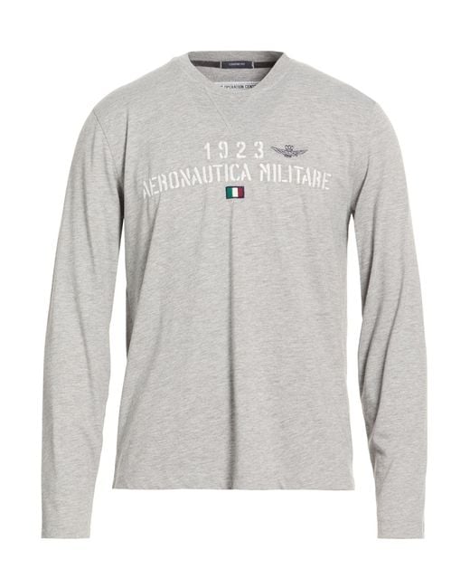 T-Shirt Aeronautica Militare pour homme en coloris Gray