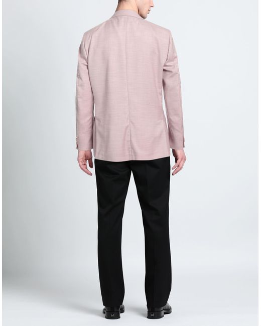 Grey Daniele Alessandrini Pink Blazer for men