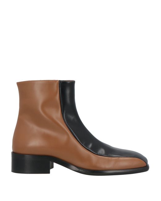 Marni Brown Ankle Boots