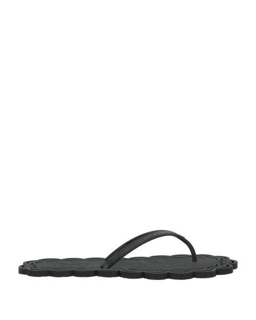 Carlotha Ray Black Thong Sandal