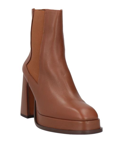 Castaner Brown Ankle Boots Leather