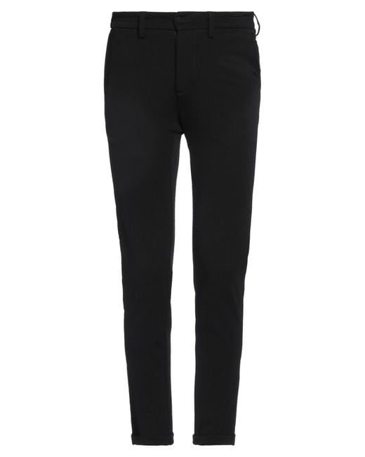RE_HASH Black Pants Polyamide, Elastane for men