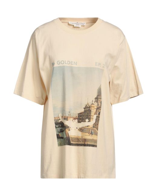 T-shirt di Golden Goose Deluxe Brand in Natural